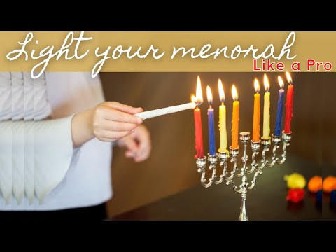 HOW WE LIGHT THE HANUKKAH MENORAH | ORTHODOX JEWISH LIFE  | COMPLETE STEP BY STEP GUIDE | FRUM IT UP