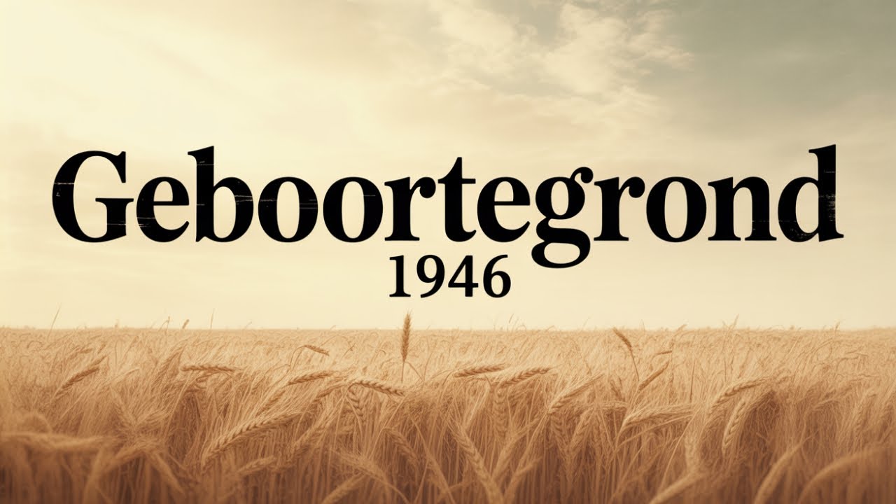 Geboortegrond (1946) Afrikaanse Drama – Pierre de Wet, Eugénie Heyns & Jan Brill