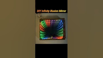 Modern LED Infinity illusion Mirror - Science Project ideas