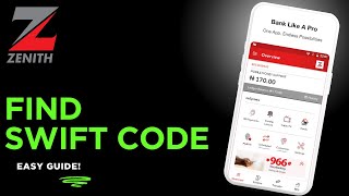 How To Find The Swift Code Of Zenith Bank - Nigeria