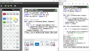 Utiliser le module ce_quivr - TI-83 Premium CE Edition Python
