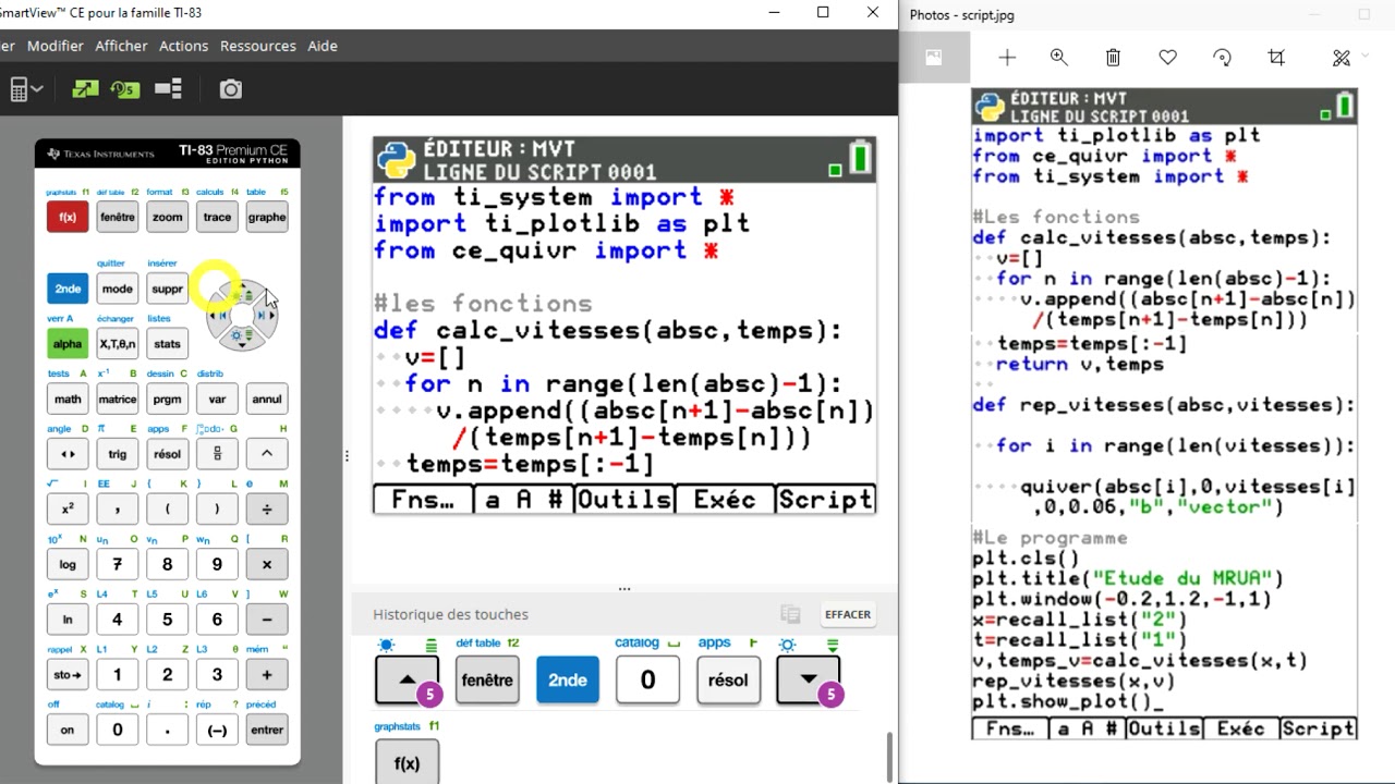 Calculatrice TI‑83 Premium CE Edition Python - LPMarocaine