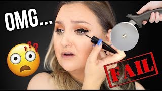 OMG!? WEIRD AF WHEEL EYELINER | NO BULLSH*T REVIEW | NEW MAC Roller Wheel Eyeliner First Impressions