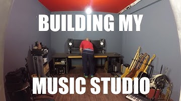 Building my Music Studio - Part 1 - DIY - How to - Professional - Absorption, diffusion, insolation