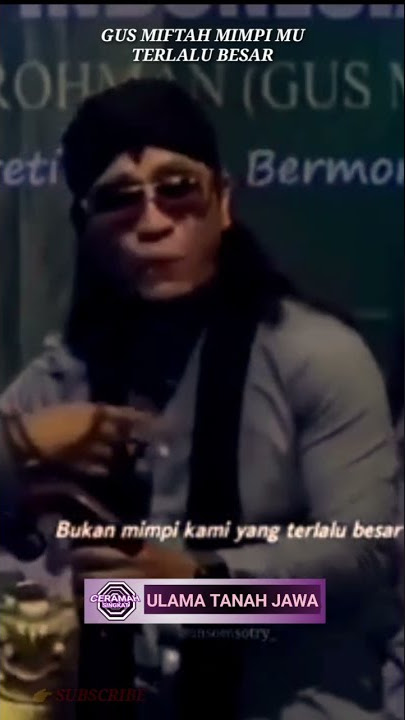 GUS MIFTAH MIMPI MU TERLALU BESAR #Shorts