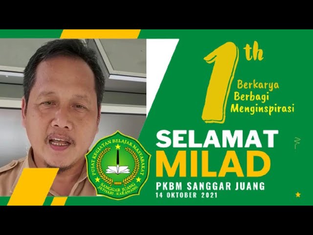 🔴 LIVE! Menuju Milad #PKBM Sanggar Juang Ke 1 Tahun | 14 Oct 2021 | Penilik Wil. lll Kab. Karawang class=