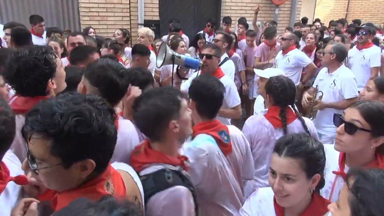 EL CHUPINAZO EN CINTRUENIGO VIRGEN DE LA PAZ 7- 09- 2023