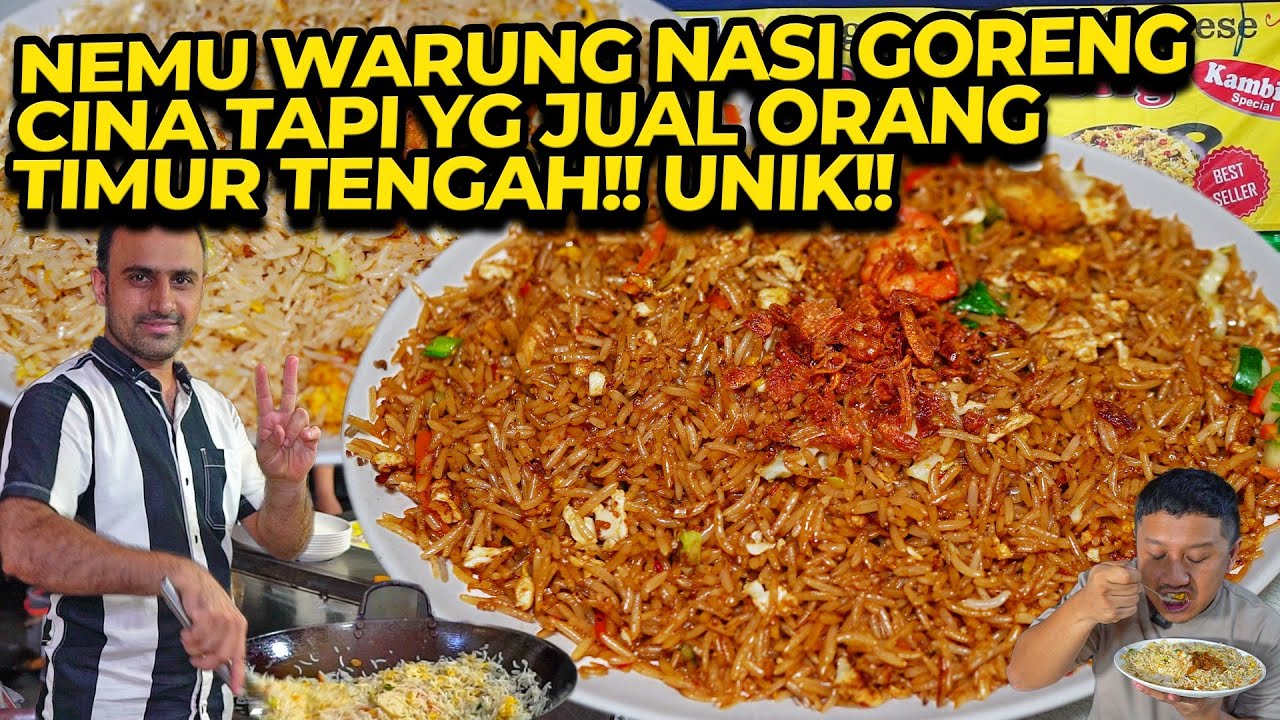 NEMU WARUNG NASI GORENG CINA TAPI YG JUAL ORANG PAKISTAN!! UNIK!!