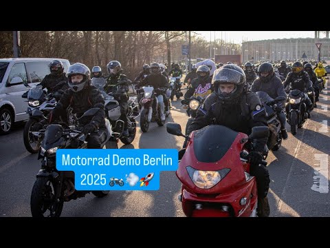 Motorrad Demo Berlin