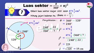 Bab 5 Bulatan | 5.3 Lilitan dan Luas Bulatan (Part 2)#MATEMATIK #TINGKATAN2#KSSM