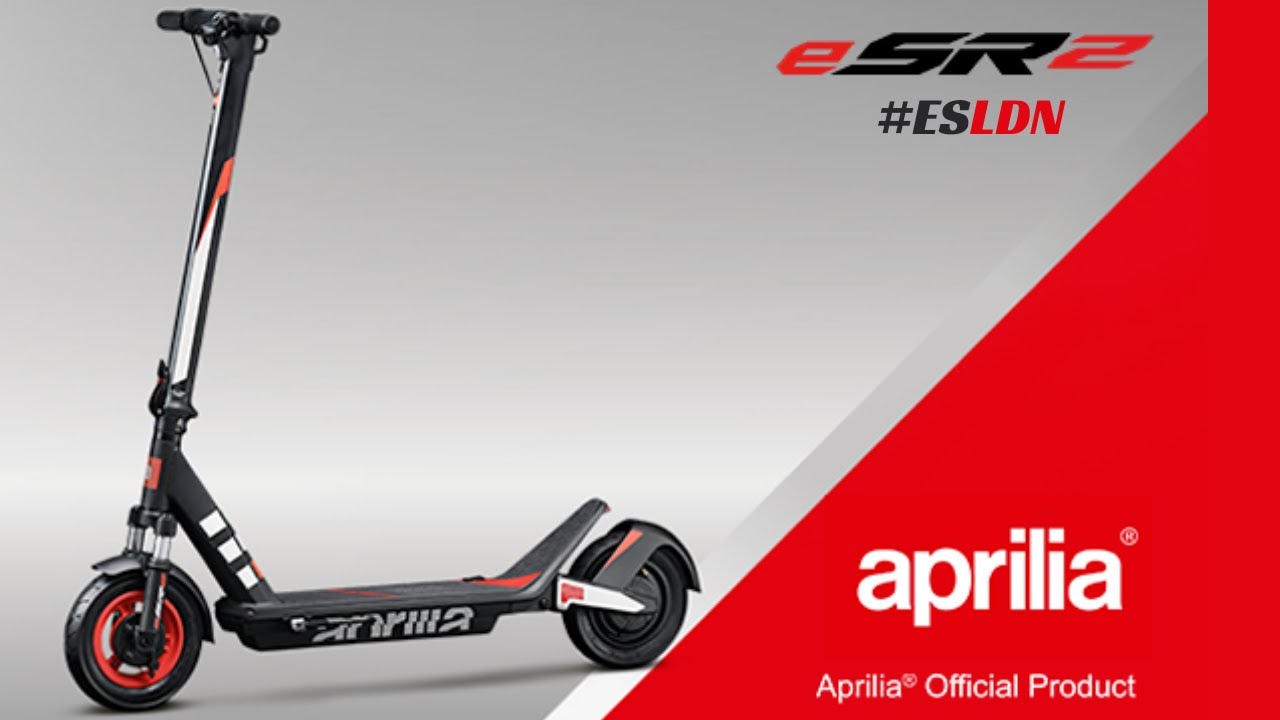 Aprilia eSR2 Electric Scooter - YouTube
