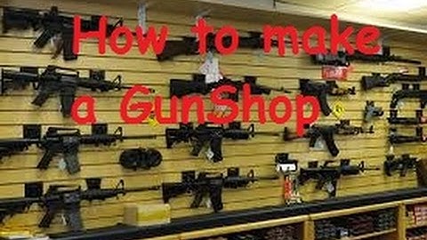 Gmod Darkrp: How to make a Gun Shop!