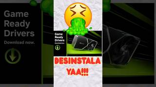 Desinstala YA!!!! 🤮🤮🤮| Drivers Nvidia #nvidia #pcgaming #drivers