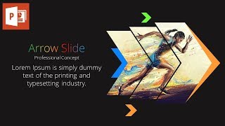 Professional Concept Arrow Slide - Powerpoint Slide Design #2