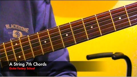 A String Root 7th Chords