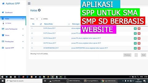 Aplikasi Pembayaran spp berbasis web codeigniter