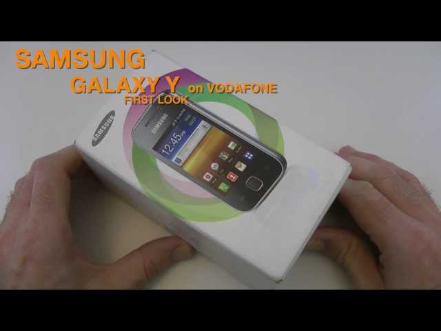 Samsung Galaxy Y Unboxing & First Look class=