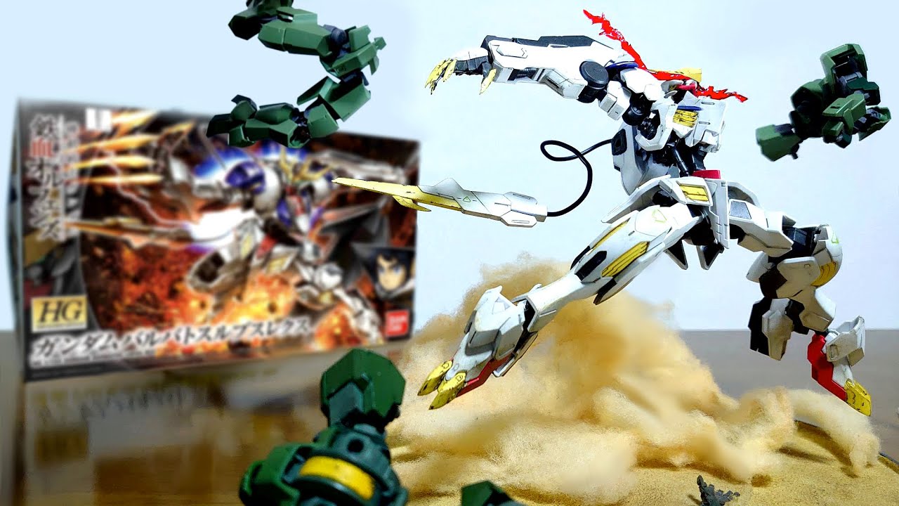 Eye Effects & Diorama Base!?] HG 1/144 Gundam Barbatos Lupus Rex