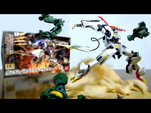 Eye Effects & Diorama Base!?] HG 1/144 Gundam Barbatos Lupus Rex