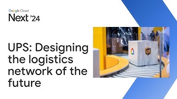 UPS designs the logistics network of the future