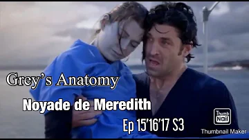 Quel est l'épisode où Meredith se noie ?