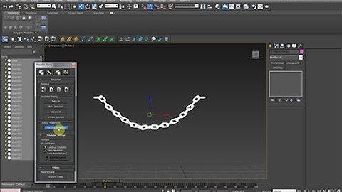 Creating chains using MassFX capture transforms