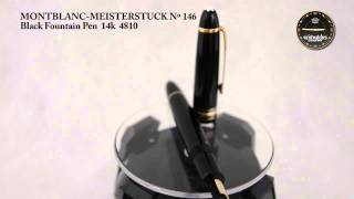 montblanc meisterstuck Nº 146  fountain pen 14k 4810