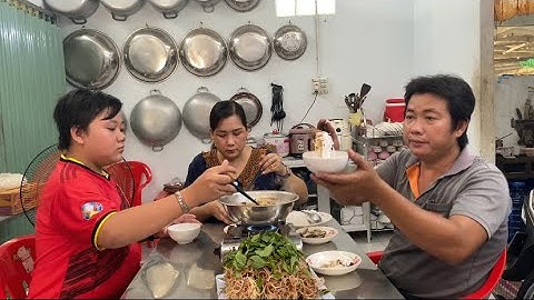 Không Thể tả nổi với món cá lóc đồng nấu bún nước lèo #165