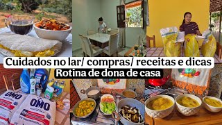 A SIMPLE ROUTINE OF A HOUSEWIFE LIVING IN THE COUNTRYSIDE/ CLEANING SUPPLIES/ LUNCH/ CLEANING AND...