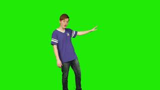 "Im retarded" green screen