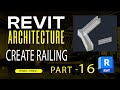 16 - Create & Modify Railing In Revit | Revit Architecture Complete Tutorials in Hindi | Urdu