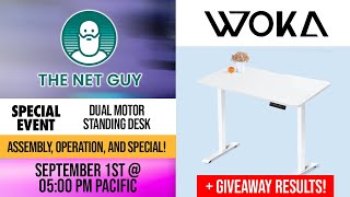Woka Dual Motor Electric Powered Standing Desk