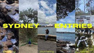 Sydney Entries🇦🇺| my first time traveling abroad (first days, my journal eco-system, & kangaroos)
