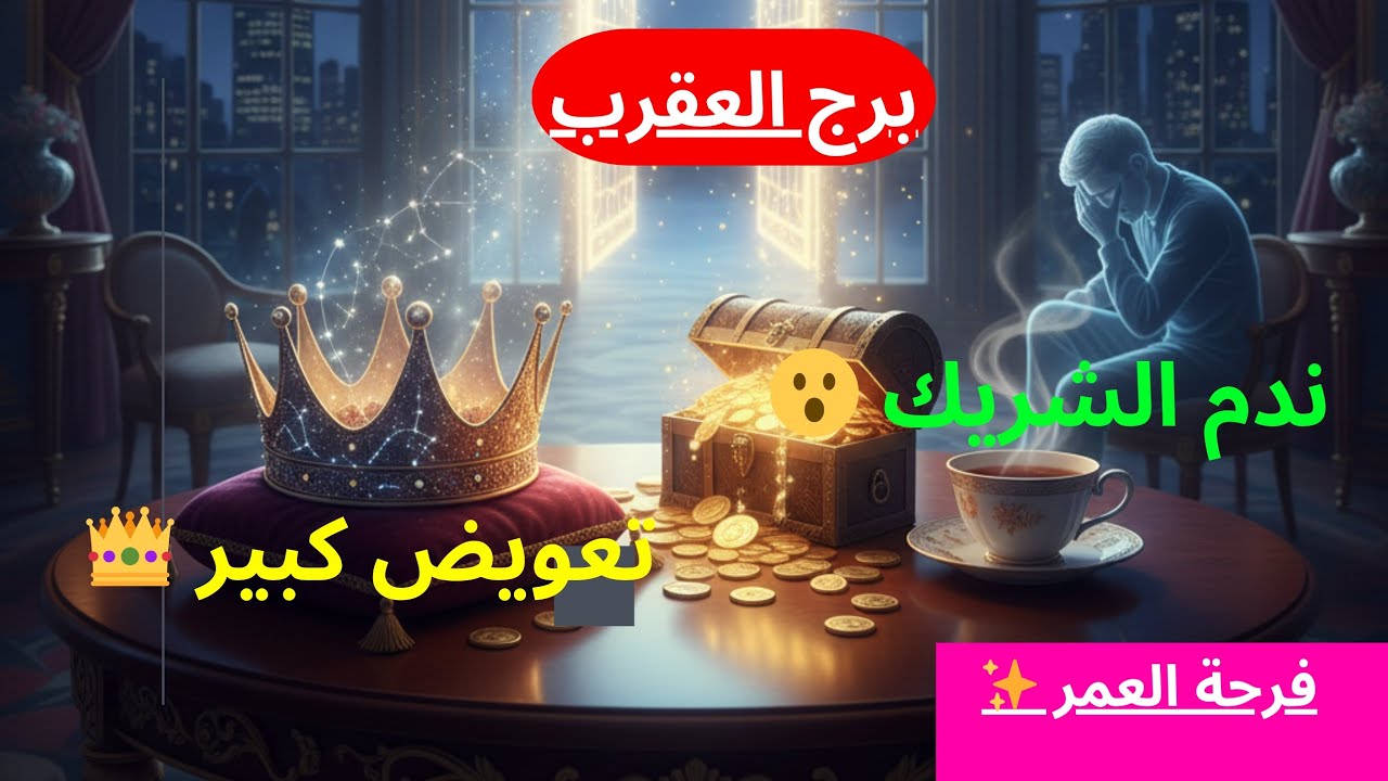 برج العقرب من 15 إلى 25 فبراير: فرحة العمر تطرق بابك! ✨ ثروة مفاجئة وندم الشريك القاسي ☕️👑
