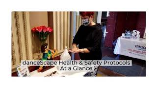 danceScape Health Safety Protocols - At-a-Glance Highlights