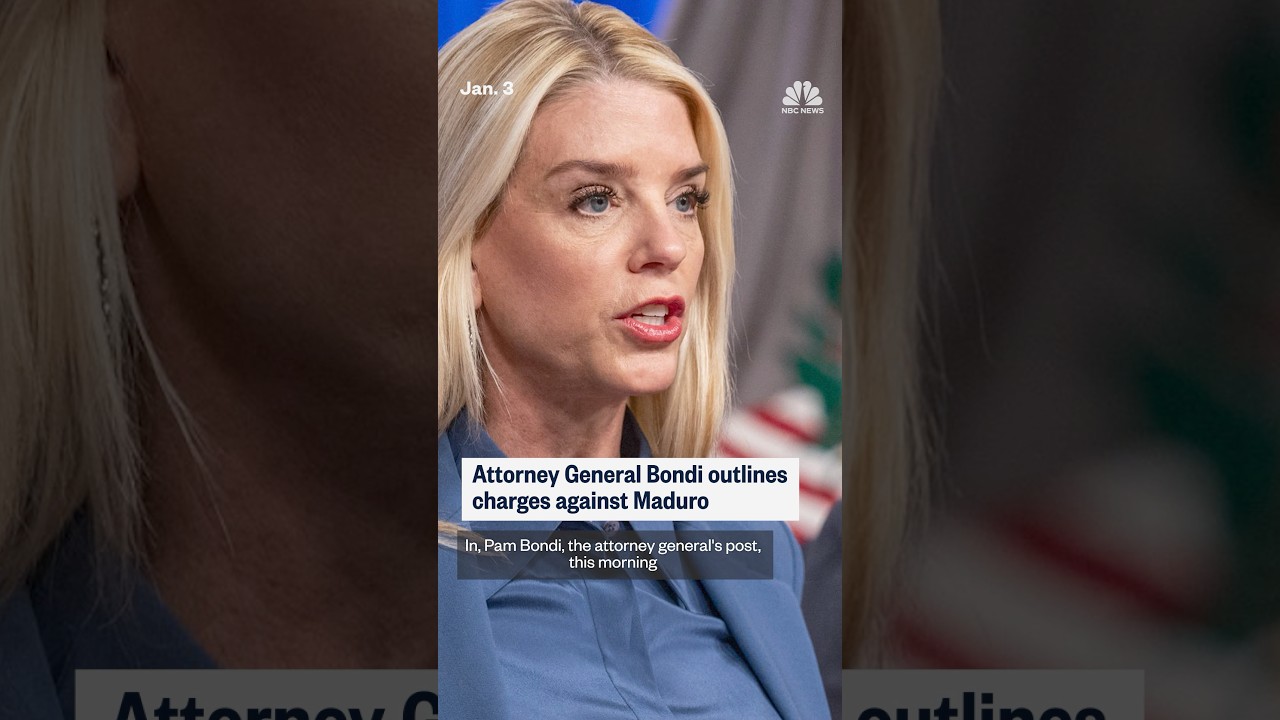 Attorney General Bondi outlines charges against Maduro