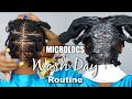 How I wash my DIY Microlocs | KendraKenshay