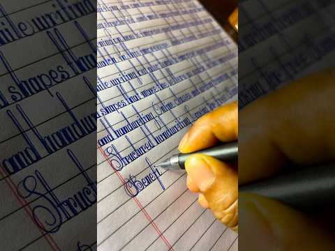 Beautiful handwriting practice || #handwriting #youtubeshorts