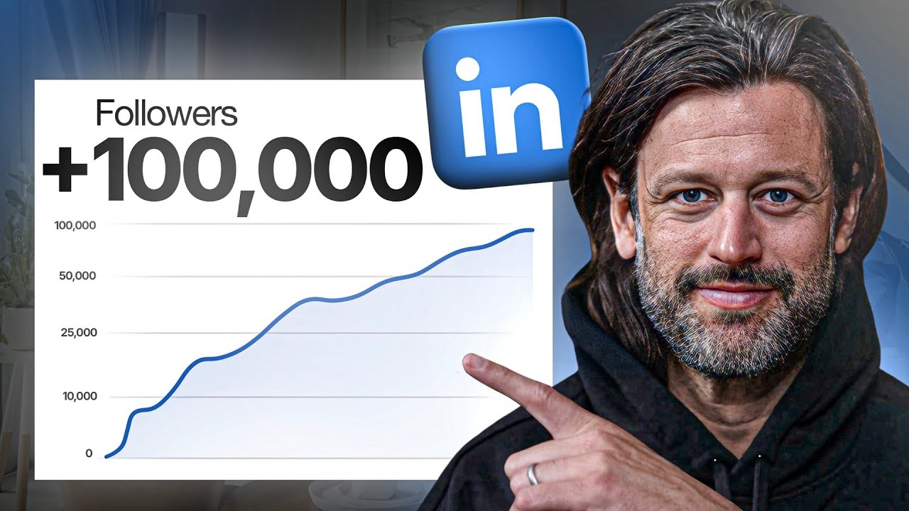 How to Go From 0 to 100,000 Followers on LinkedIn (FREE COURSE)