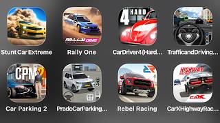 Stunt Car Extreme, Rally One, Car Driver 4, TrafficandDriving, Car Parking 2, PradoCarParking, Rebel screenshot 3