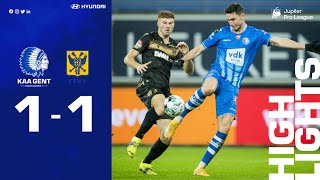 🎬 KAA Gent - STVV: 1-1 (MD 22⎢20-21)