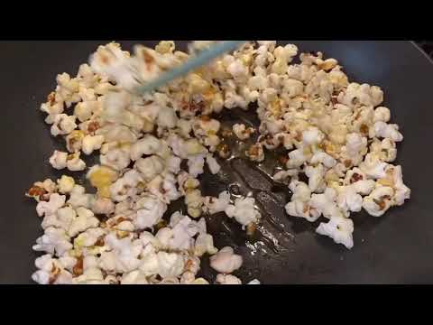 Gordon Ramsay style salted caramel popcorn.