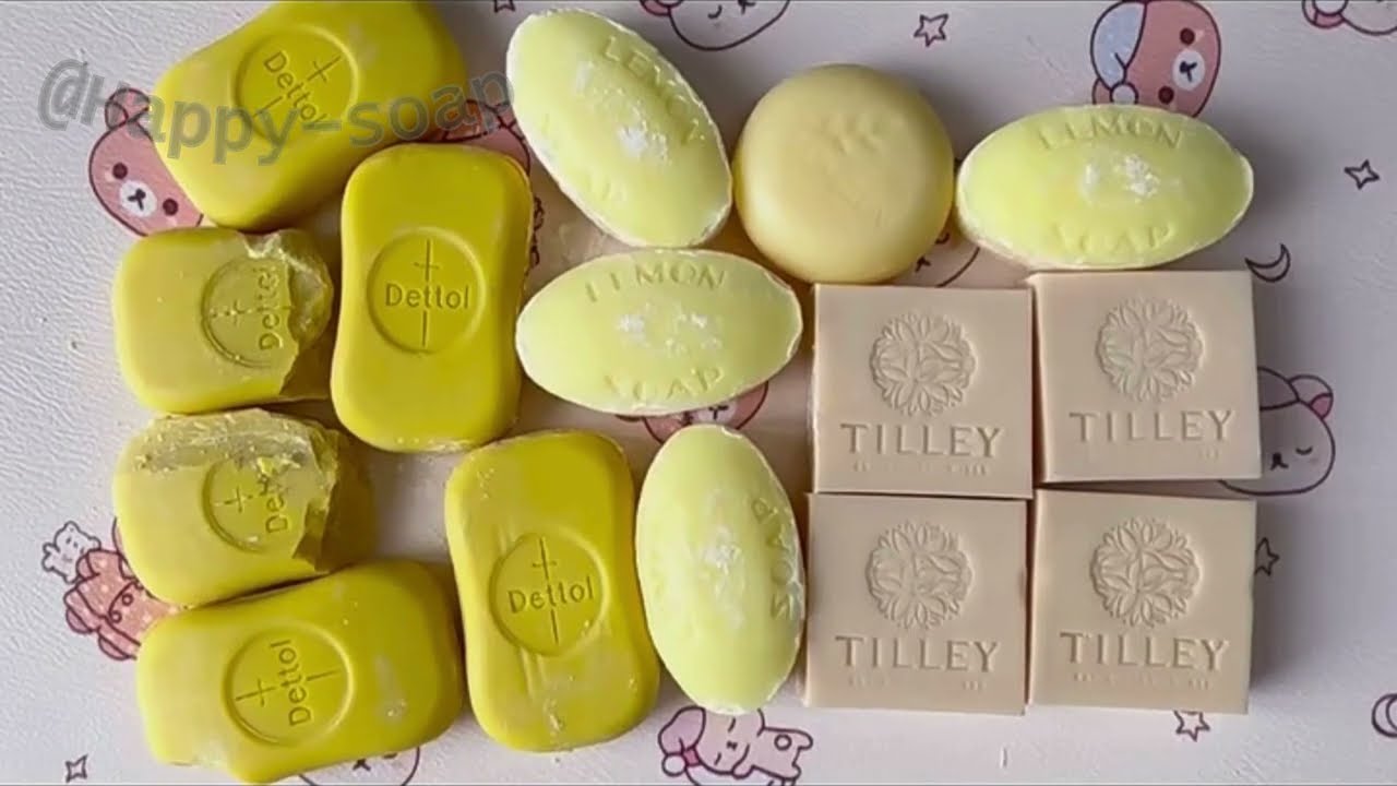 ASMR Soap Cutting|Dry Soap Cutting ASMR|Satisfying Sound ASMR|No Talking|Crispy Lovely Vintage Soaps