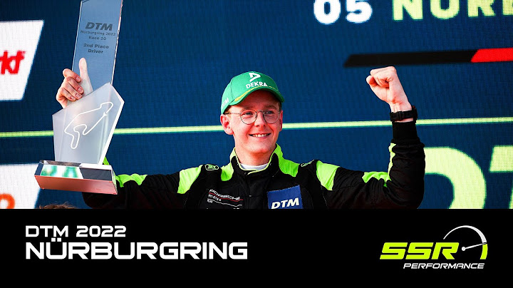 SSR Performance DTM - Dennis Olsen erneut auf dem Podium