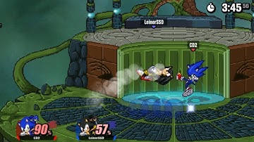 The Real Sonic Vs Shadow in SSF2!