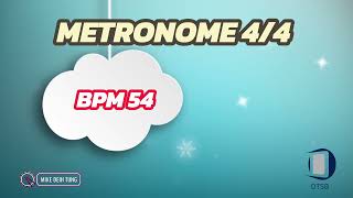 54 bpm - Metronome backing Track Studio L + R