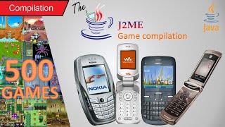 The J2ME game compilation  500 Java games in one video