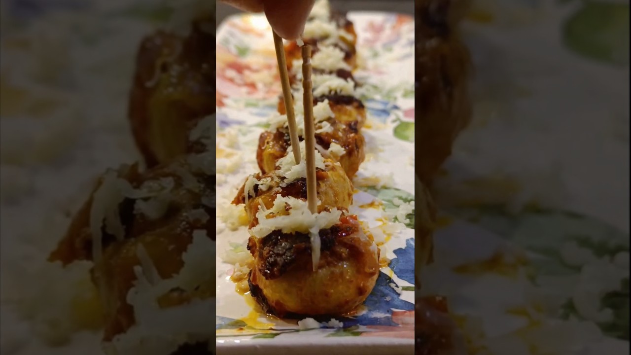 "Stuffed Mushroom Recipe"| भरवां मशरुम की स्वादिष्ट रेसिपी|#shorts#mushroomsnack@Sevenspicesbysarika