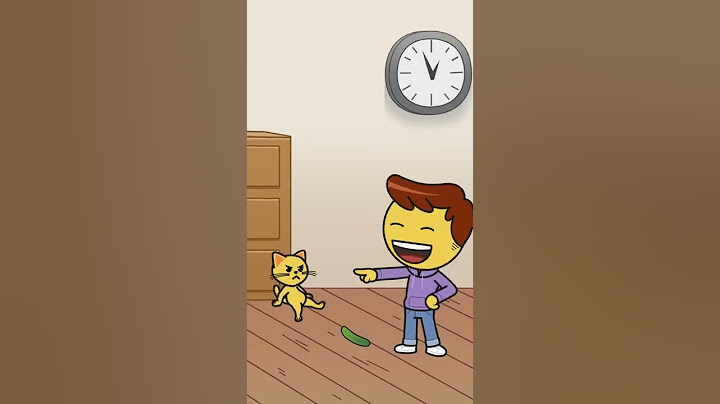 Scaring Cat With Cucumber Gone Wrong 🥒  | emojitown #SHORTS