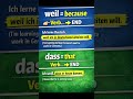 STOP Confusing weil & dass ❌ Learn This Fast!